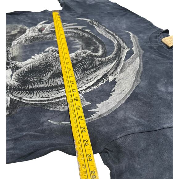 Vintage The Mountain Large Print Dragon Tie Dye T-Shirt - Y2K Graphic Tee - XL - Picture 6 of 7